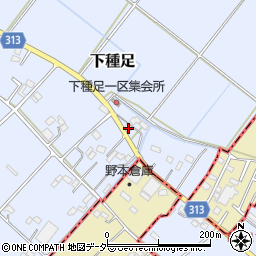 埼玉県加須市下種足442周辺の地図