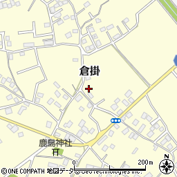 茨城県つくば市倉掛954周辺の地図