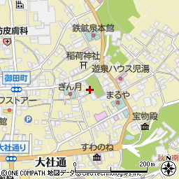 長野県諏訪郡下諏訪町3338周辺の地図