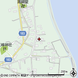 茨城県行方市山田701周辺の地図