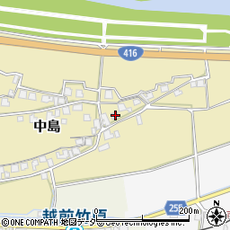 福井県吉田郡永平寺町中島5-7周辺の地図