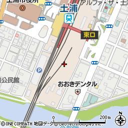 Ｆ開発土浦駅第２駐車場周辺の地図