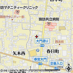 長野県諏訪郡下諏訪町矢木町139周辺の地図
