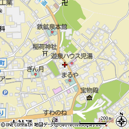 長野県諏訪郡下諏訪町横町木の下周辺の地図
