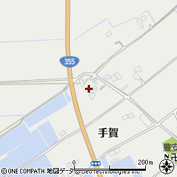 茨城県行方市手賀1130周辺の地図