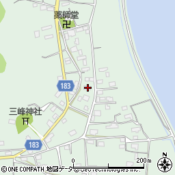 茨城県行方市山田1217-1周辺の地図