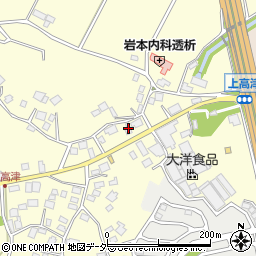茨城県土浦市上高津1233周辺の地図