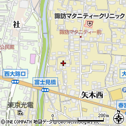 長野県諏訪郡下諏訪町矢木町44周辺の地図