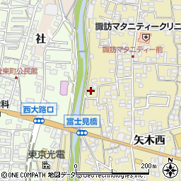 長野県諏訪郡下諏訪町矢木町41周辺の地図