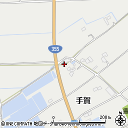 茨城県行方市手賀1126周辺の地図