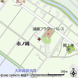 埼玉県鴻巣市市ノ縄周辺の地図