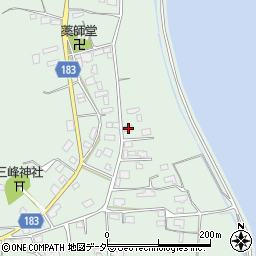 茨城県行方市山田704周辺の地図