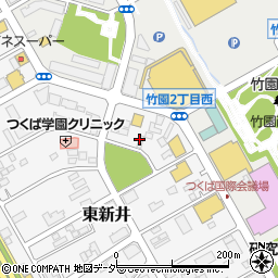 筑波学園教会周辺の地図