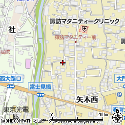 長野県諏訪郡下諏訪町45周辺の地図