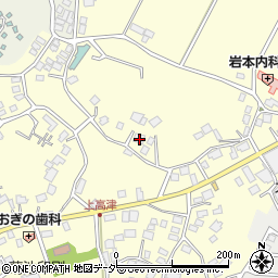 茨城県土浦市上高津702周辺の地図