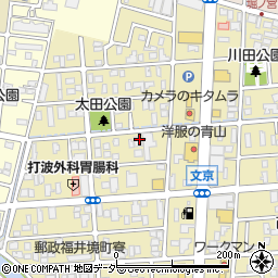 福井県福井市文京7丁目周辺の地図