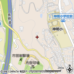 長野県岡谷市西林周辺の地図