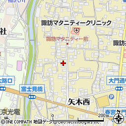 長野県諏訪郡下諏訪町矢木町97周辺の地図