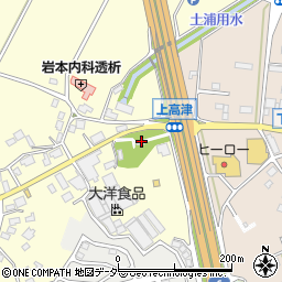 茨城県土浦市上高津3316周辺の地図