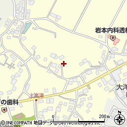 茨城県土浦市上高津703周辺の地図