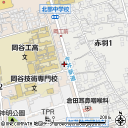 岡工会館周辺の地図