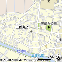 福井県福井市三郎丸周辺の地図