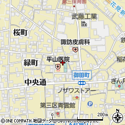 長野県諏訪郡下諏訪町塚田町周辺の地図