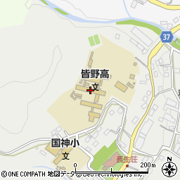 埼玉県立皆野高等学校周辺の地図