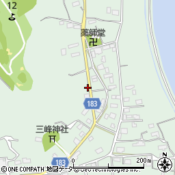 茨城県行方市山田2072周辺の地図