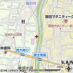 長野県諏訪郡下諏訪町社東町6701周辺の地図