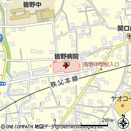 埼玉医療生活協同組合 皆野病院周辺の地図