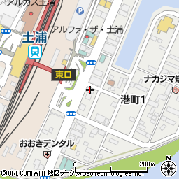 オリックス・レンタカー土浦駅前店周辺の地図