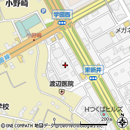 茨城県つくば市東新井4周辺の地図