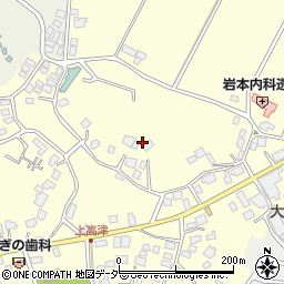 茨城県土浦市上高津周辺の地図