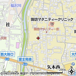 長野県諏訪郡下諏訪町矢木町47周辺の地図