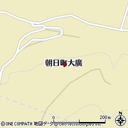 岐阜県高山市朝日町大廣周辺の地図