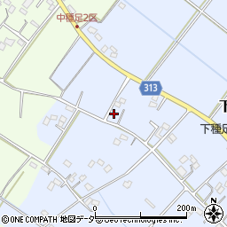 埼玉県加須市下種足周辺の地図
