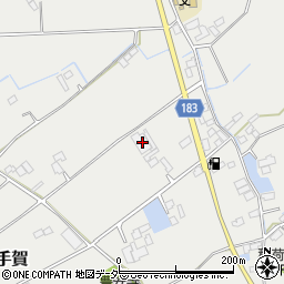 茨城県行方市手賀1217周辺の地図