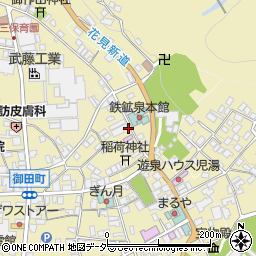 長野県諏訪郡下諏訪町湯田町周辺の地図