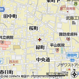 長野県諏訪郡下諏訪町336-1周辺の地図