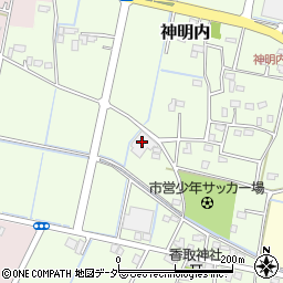 埼玉県幸手市神明内299周辺の地図