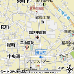 長野県諏訪郡下諏訪町3164周辺の地図