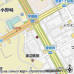日本生命筑波研究学園支部周辺の地図