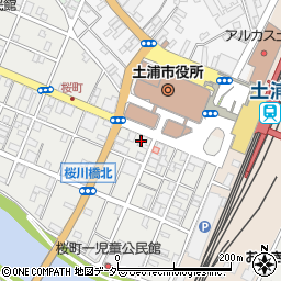 秀門会　土浦校周辺の地図