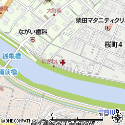 大川釣具店周辺の地図