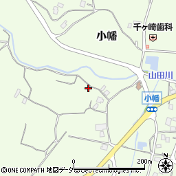 茨城県行方市小幡周辺の地図