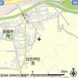 福井県福井市原目町周辺の地図