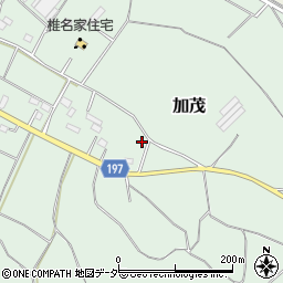 茨城県かすみがうら市加茂4141周辺の地図