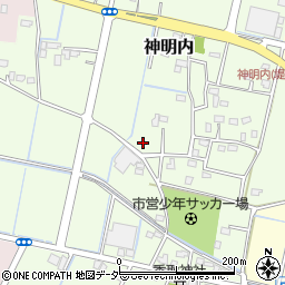 埼玉県幸手市神明内周辺の地図