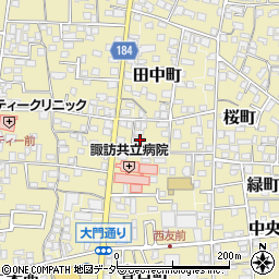 長野県諏訪郡下諏訪町矢木町212周辺の地図